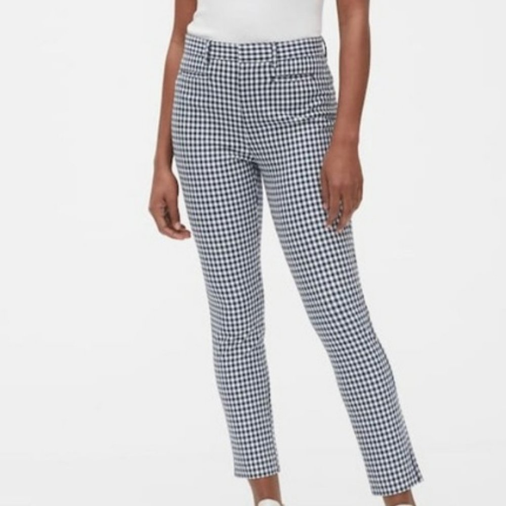 Gap | Women's Gingham Signature Skinny Pants (Size 10)